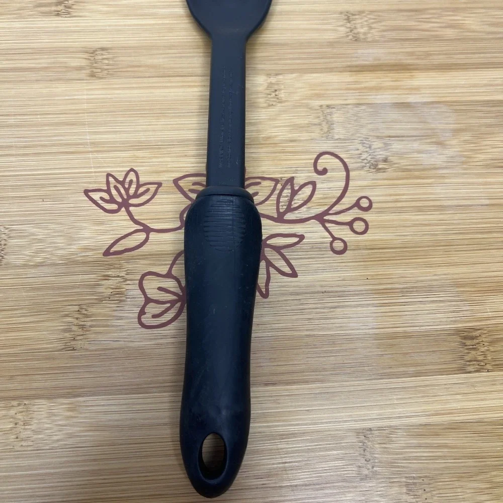 Black‎ Plastic Nylon 2 Prong Fork Cooking Utensil Heat Resistant 410 F/210C